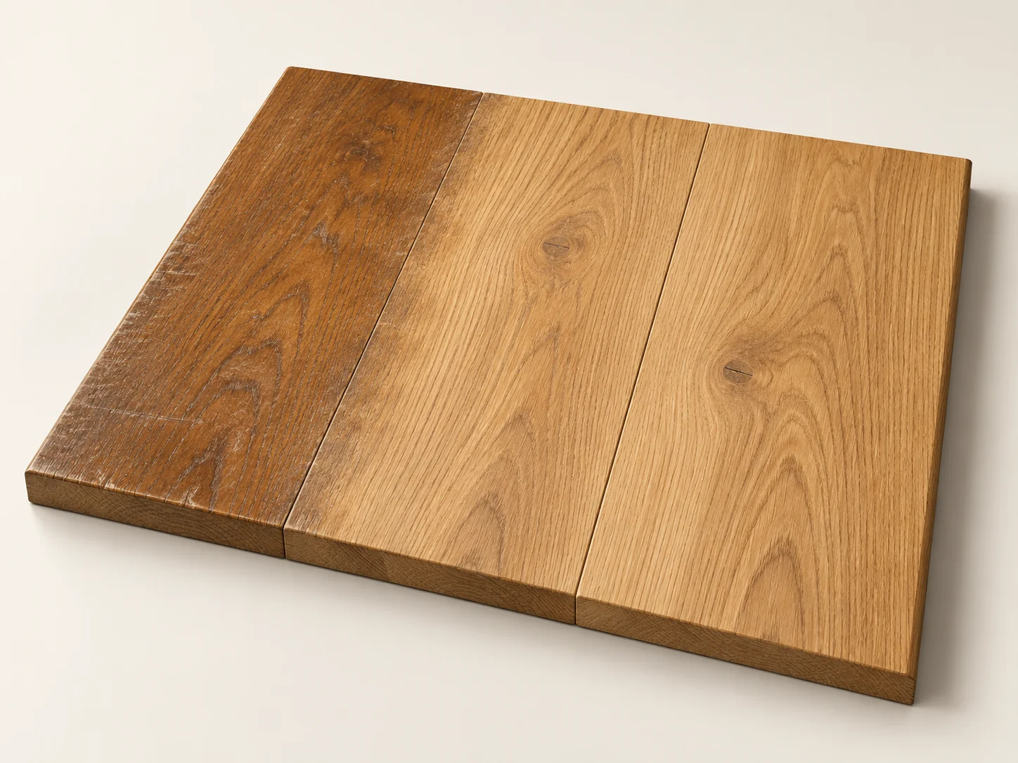 Illustrative sanding & refinishing material sample
